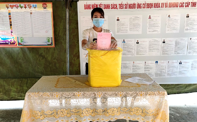 Tổ chức tốt việc bầu cử tại các khu cách ly