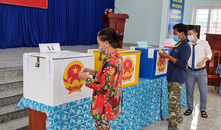 TP Hồ Chí Minh Tỷ lệ cử tri đi bỏ phiếu đạt gần 47
