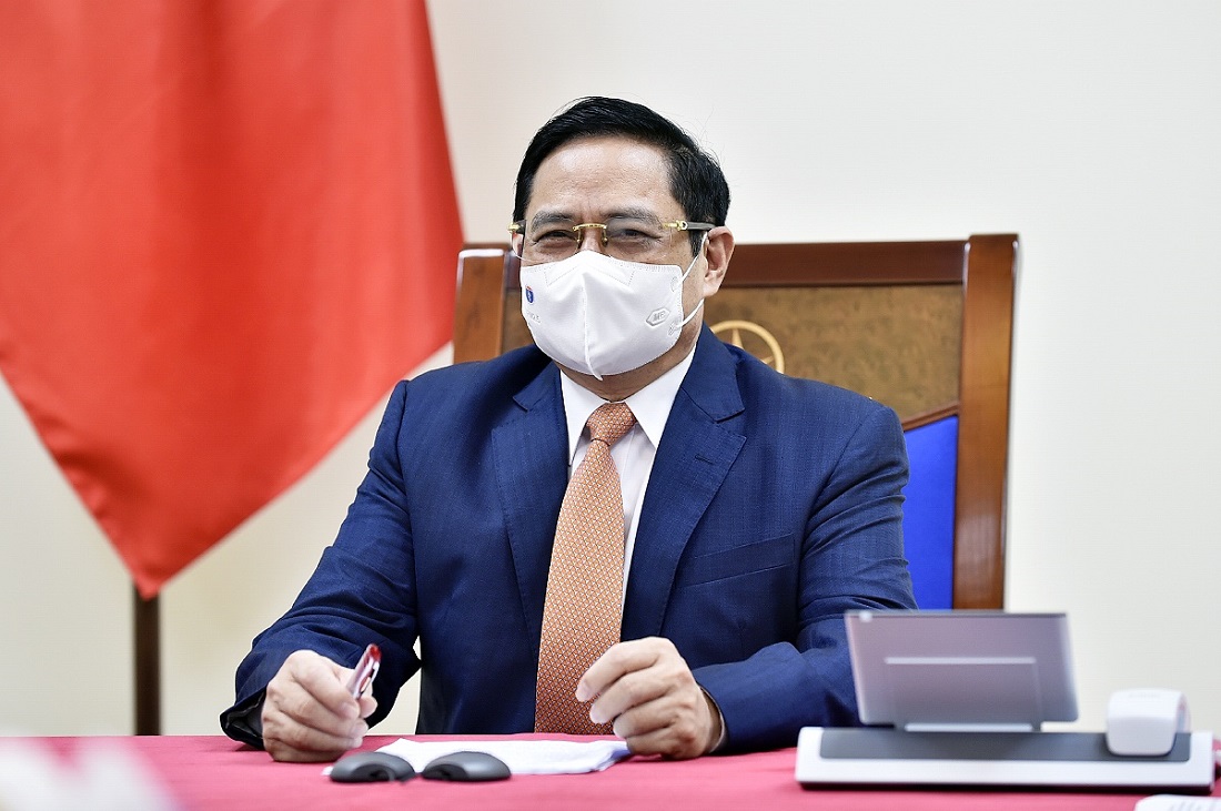 Thủ tướng Phạm Minh Chính điện đàm với Thủ tướng Ô-xtrây-li-a