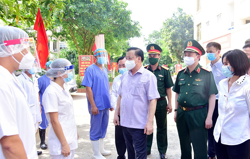 Bí thư Thành ủy Hà Nội Phải làm tất cả để đẩy lùi dịch COVID-19