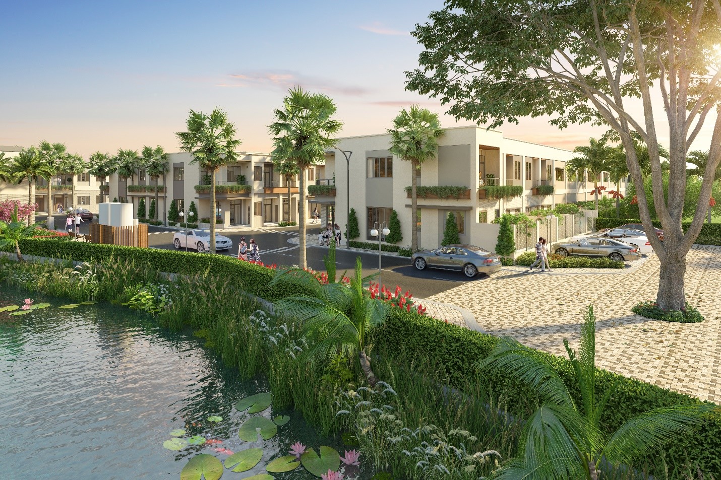 Taka Garden Riverside Homes - “Góc sân và khoảng trời”