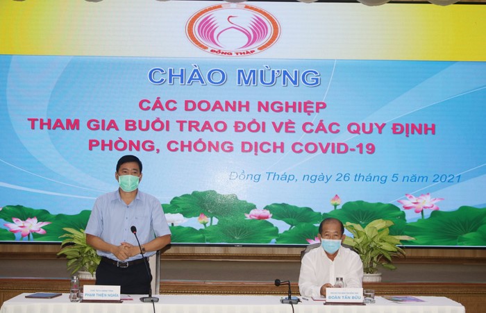 Doanh nghiệp Đồng Tháp chủ động xây dựng các phương án phòng, chống dịch