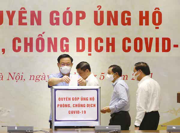 Văn phòng Quốc hội ủng hộ Quỹ phòng, chống dịch COVID-19