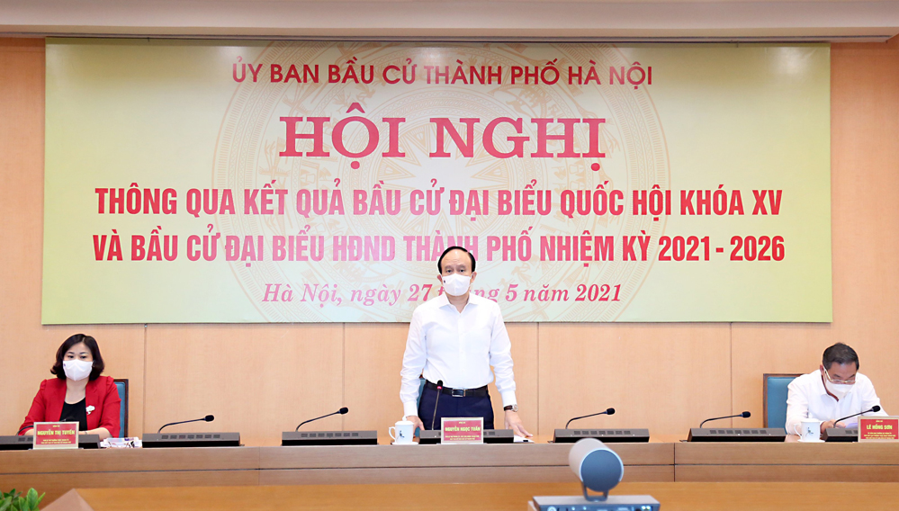 Hà Nội bầu đủ 95 đại biểu HĐND thành phố khóa XVI
