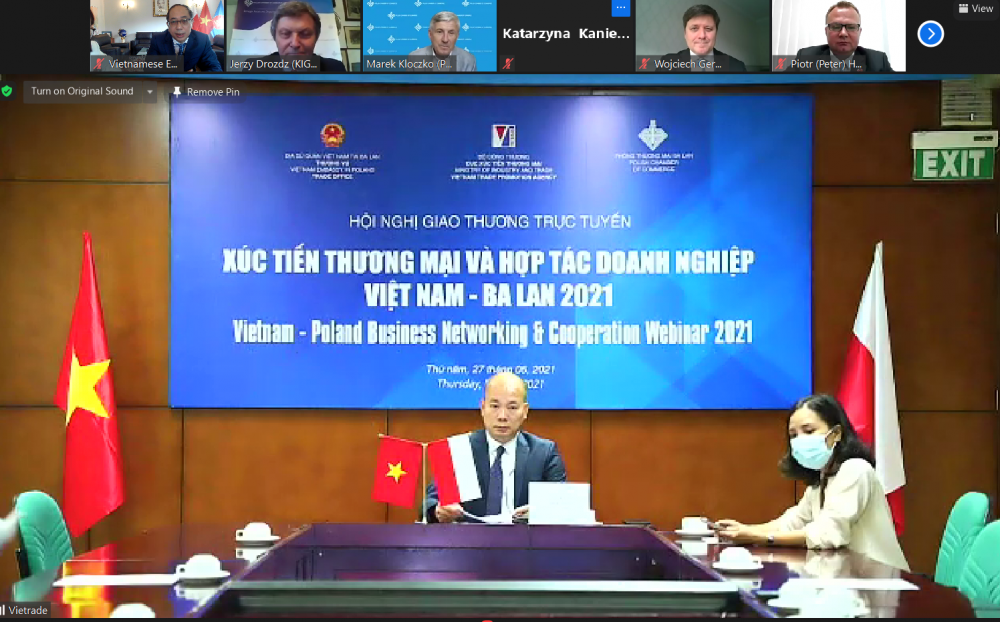 Giao thương trực tuyến ngành nông sản và chế biến thực phẩm Việt Nam – Ba Lan