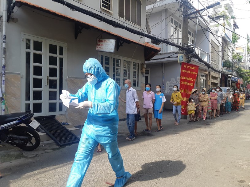 TP Hồ Chí Minh phát hiện thêm 7 trường hợp nghi nhiễm SARS-CoV-2 tại quận Bình Thạnh