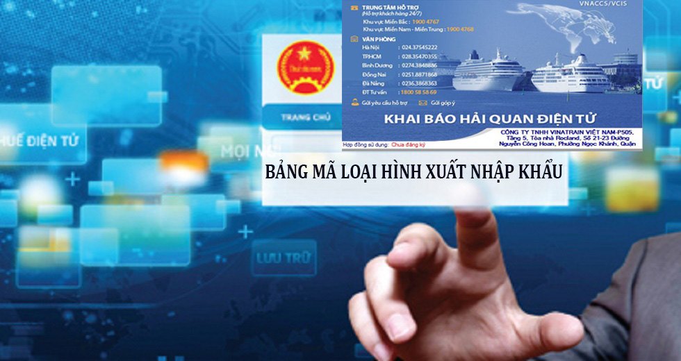 Ban hành Bảng mã loại hình xuất khẩu, nhập khẩu mới