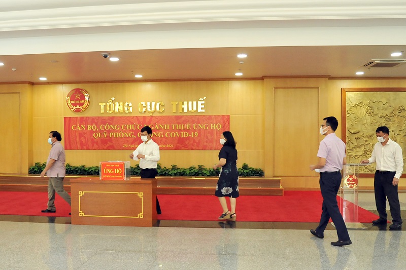 Ngành Thuế phát động ủng hộ Quỹ vắc xin và ​công tác phòng, chống COVID-19