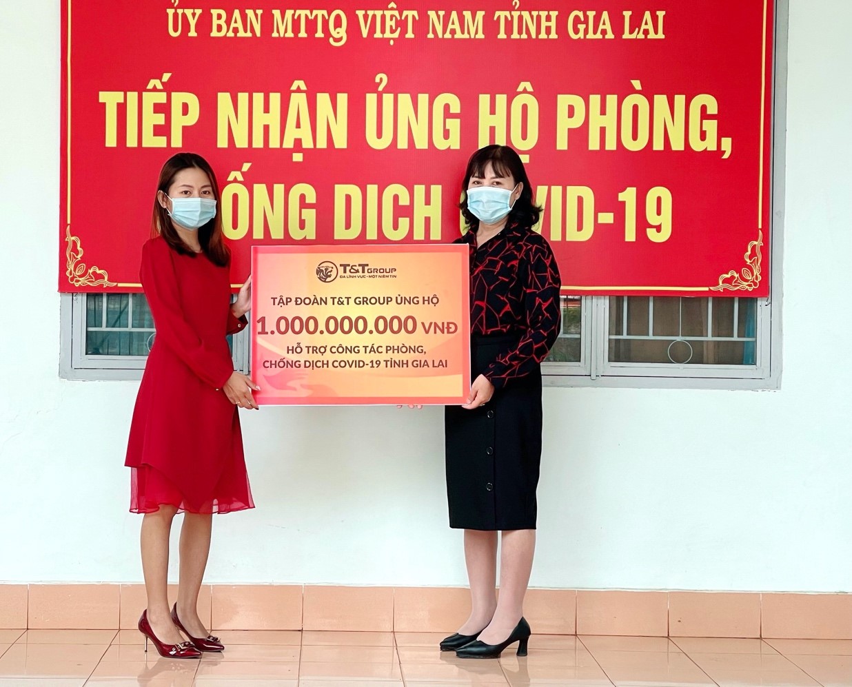 Tập đoàn T T Group ủng hộ 2 tỷ đồng giúp Gia Lai chống dịch COVID-19