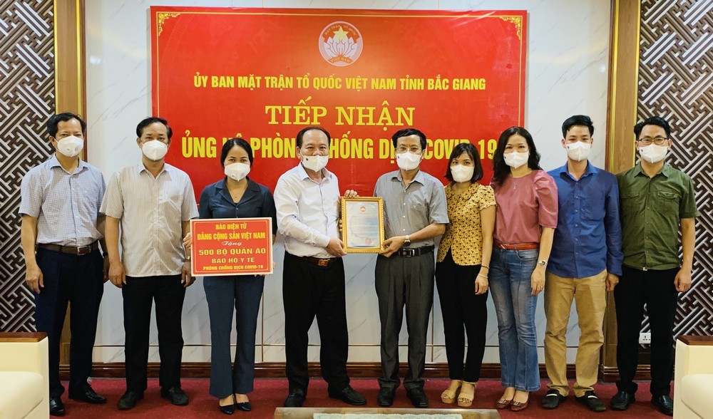 Báo điện tử Đảng cộng sản Việt Nam đồng hành cùng Bắc Giang chống dịch