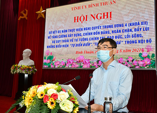 Bình Thuận Quyết tâm xây dựng Đảng bộ tỉnh vững mạnh