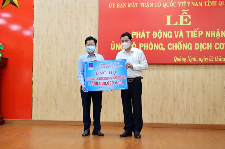 BSR ủng hộ 1 tỷ đồng cho Quỹ phòng, chống dịch COVID-19