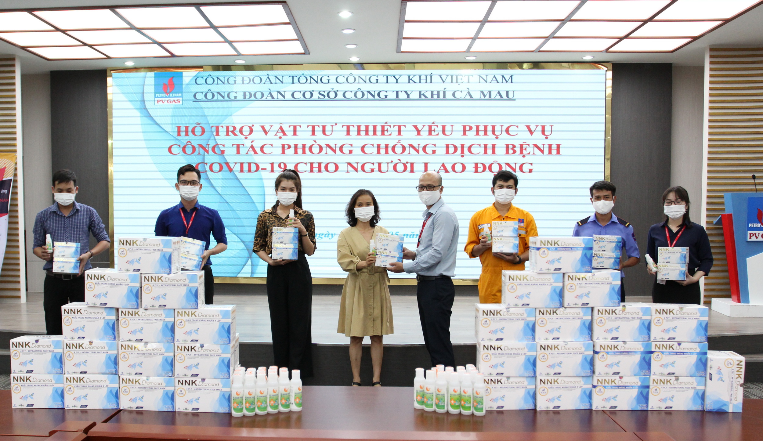 Công đoàn PV GAS triển khai phòng chống dịch COVID-19