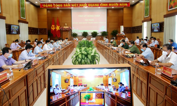 Đồng Tháp Nhiều kết quả trong thực hiện Nghị quyết Trung ương 4 khoá XII