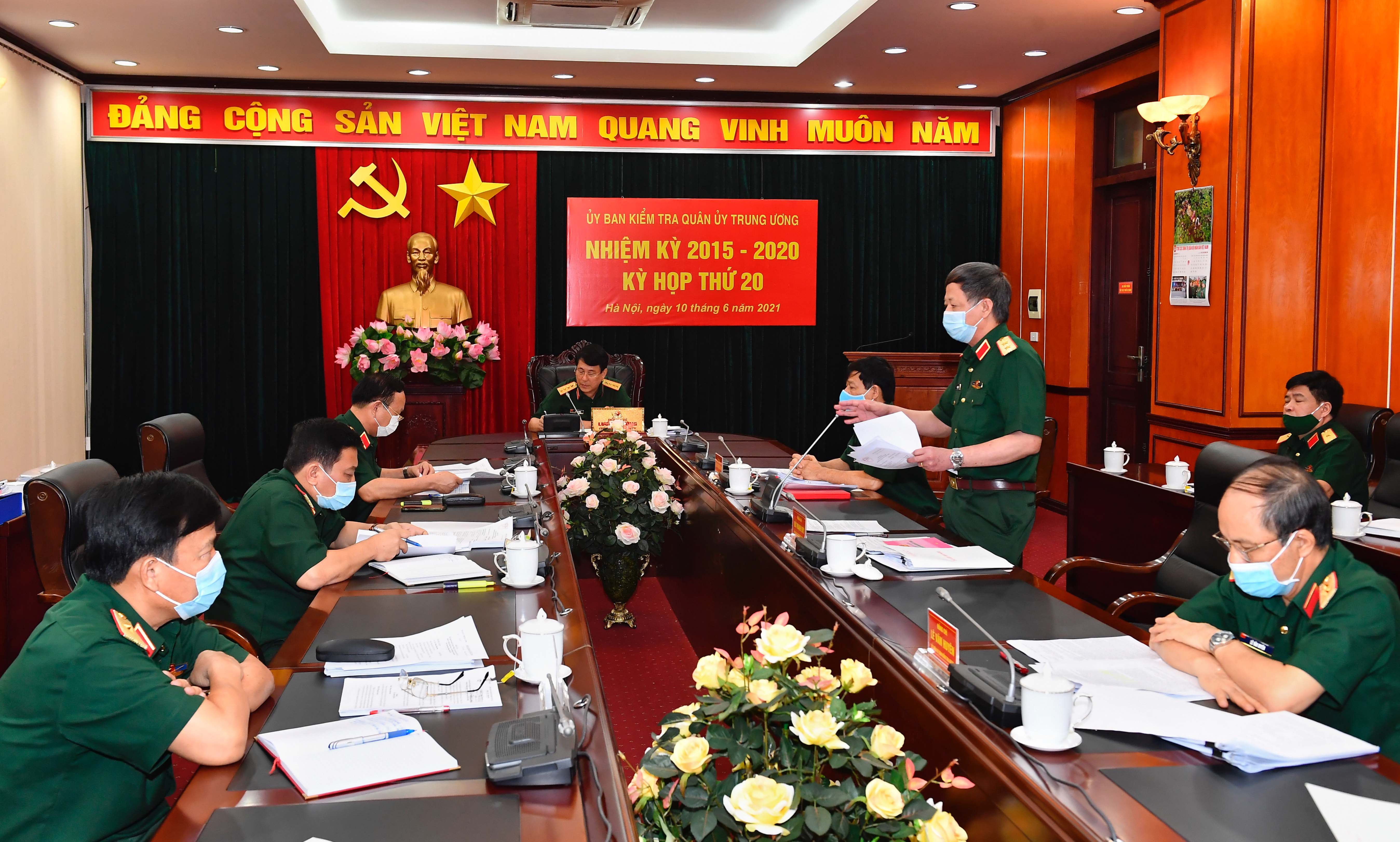 Kỳ họp thứ 20 Ủy ban Kiểm tra Quân ủy Trung ương