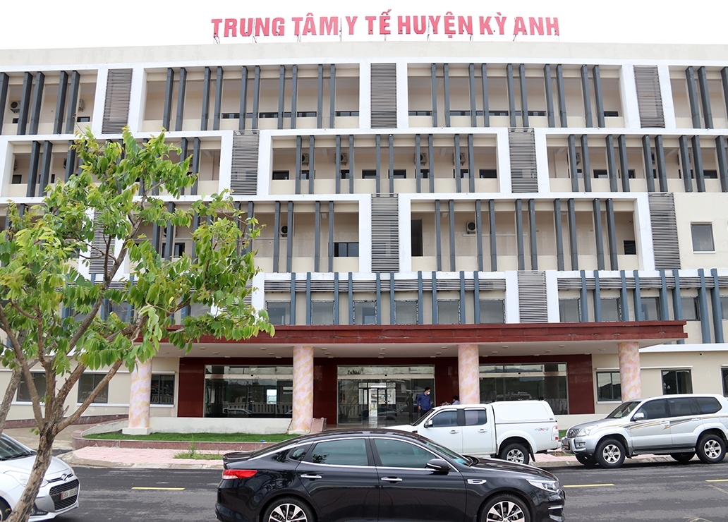Trung tâm Y tế huyện Kỳ Anh được bố trí làm nơi điều trị bệnh nhân COVID-19