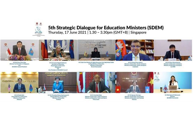 Cam kết hành động của Hội đồng Bộ trưởng Giáo dục Đông Nam Á 2021