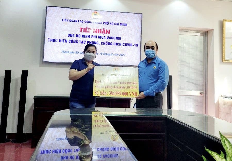 Công đoàn ĐHQG-HCM ủng hộ gần 535 triệu đồng để phòng, chống dịch