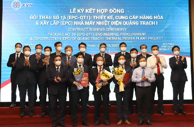EVN Ký kết hợp đồng hơn 30 000 tỷ Dự án Nhà máy Nhiệt điện Quảng Trạch I