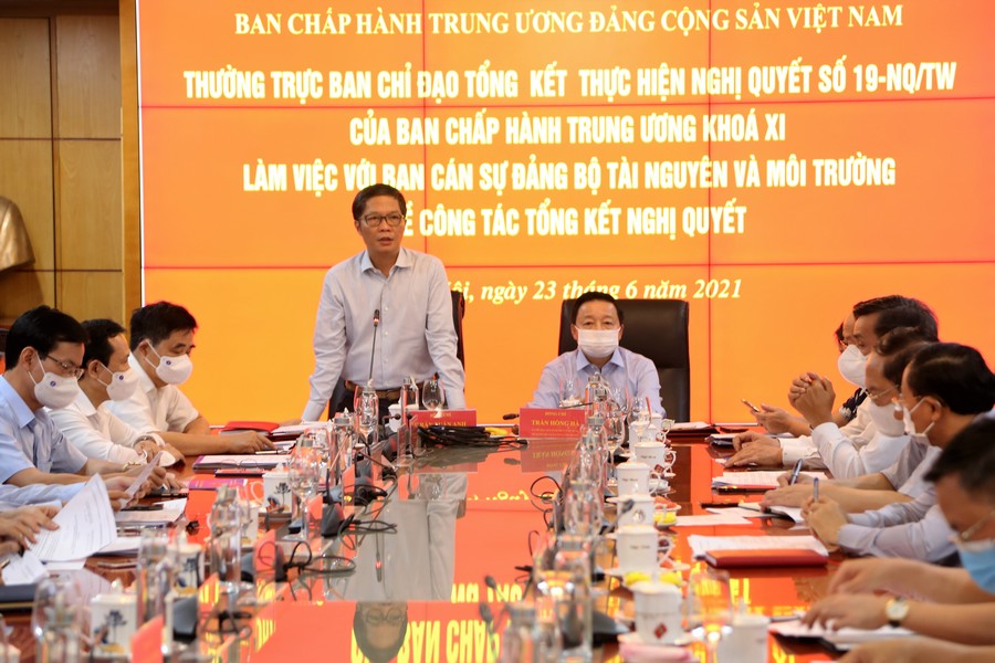 Nỗ lực và quyết tâm cao nhất để hoàn thành tốt nhiệm vụ Tổng kết Nghị quyết 19- NQ TW