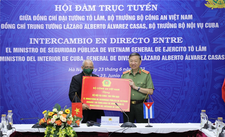 Tăng cường hợp tác giữa Bộ Công an Việt Nam và Bộ Nội vụ Cuba