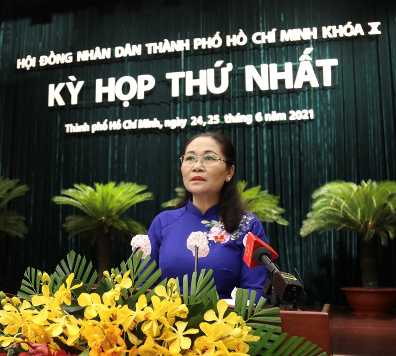 Đồng chí Nguyễn Thị Lệ tái đắc cử Chủ tịch HĐND TP Hồ Chí Minh nhiệm kỳ 2021-2026
