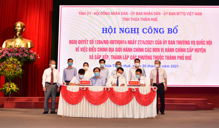 Thừa Thiên Huế có 141 đơn vị hành chính cấp xã từ 01 7