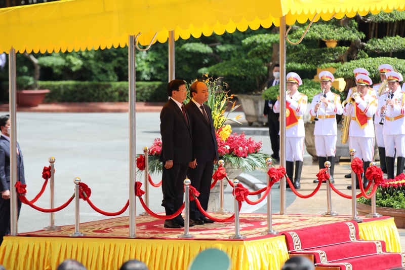 Việt Nam - Lào Thúc đẩy mạnh mẽ hơn nữa quan hệ giữa hai Đảng, hai nước phát triển đi vào chiều sâu, hiệu quả và thiết thực