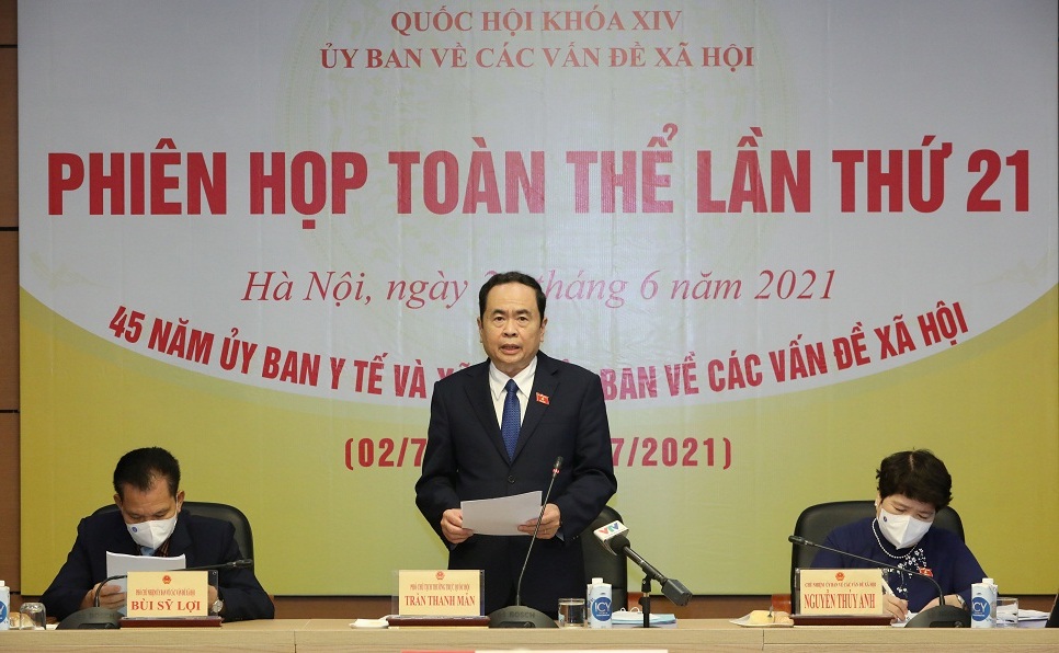 Ủy ban về các vấn đề xã hội họp phiên cuối cùng trong nhiệm kỳ, thẩm tra 2 nội dung quan trọng