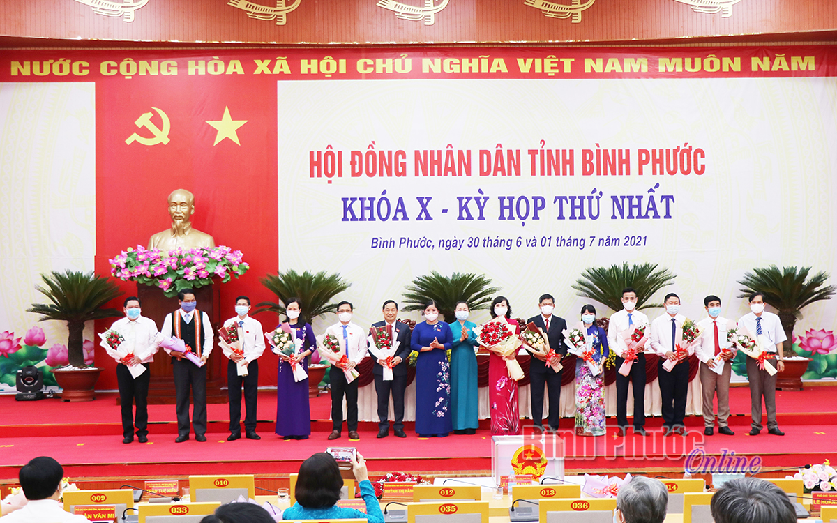 Bình Phước kiện toàn nhân sự chủ chốt HĐND và UBND tỉnh