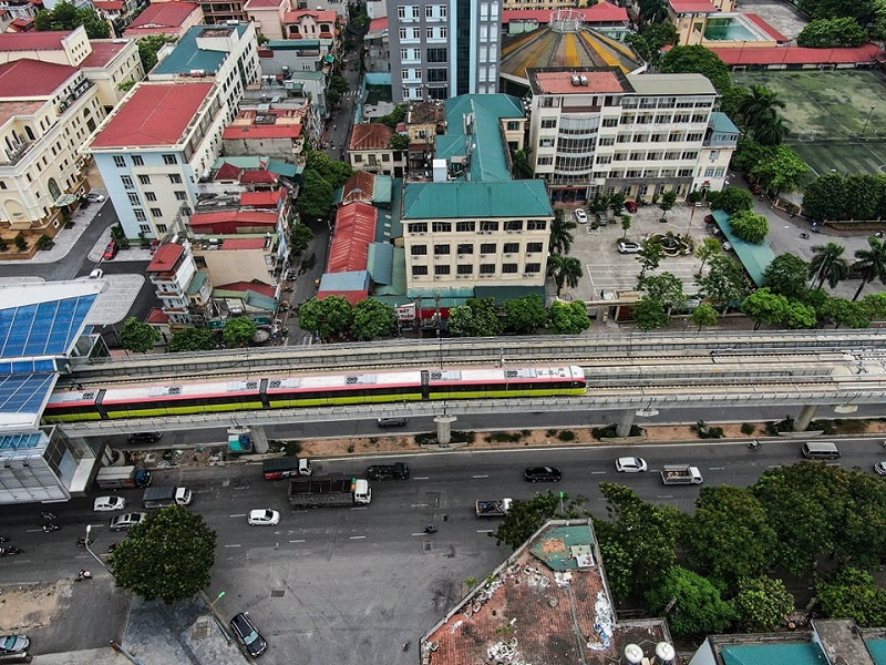 Vận hành thử tàu metro tuyến Nhổn – ga Hà Nội