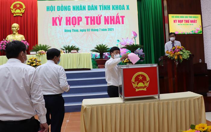 Đồng chí Phan Văn Thắng tái đắc cử Chủ tịch HĐND tỉnh Đồng Tháp