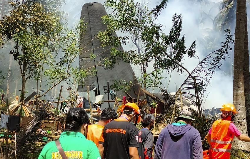 Philippines Rơi máy bay quân sự, 47 quân nhân thiệt mạng