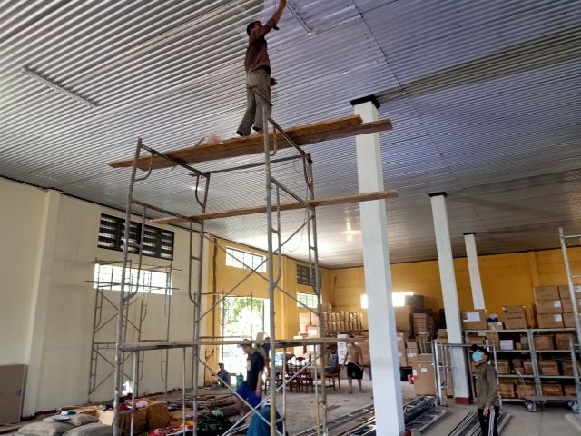 Quân khu 4 Khẩn trương đầu tư, nâng cấp kho chứa, bảo quản vắc xin phòng dịch COVID-19
