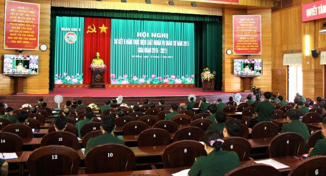 Quân khu 5 Sơ kết 6 năm thực hiện Luật Nghĩa vụ quân sự
