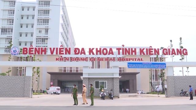 Phong tỏa khẩn cấp Bệnh viện đa khoa tỉnh Kiên Giang