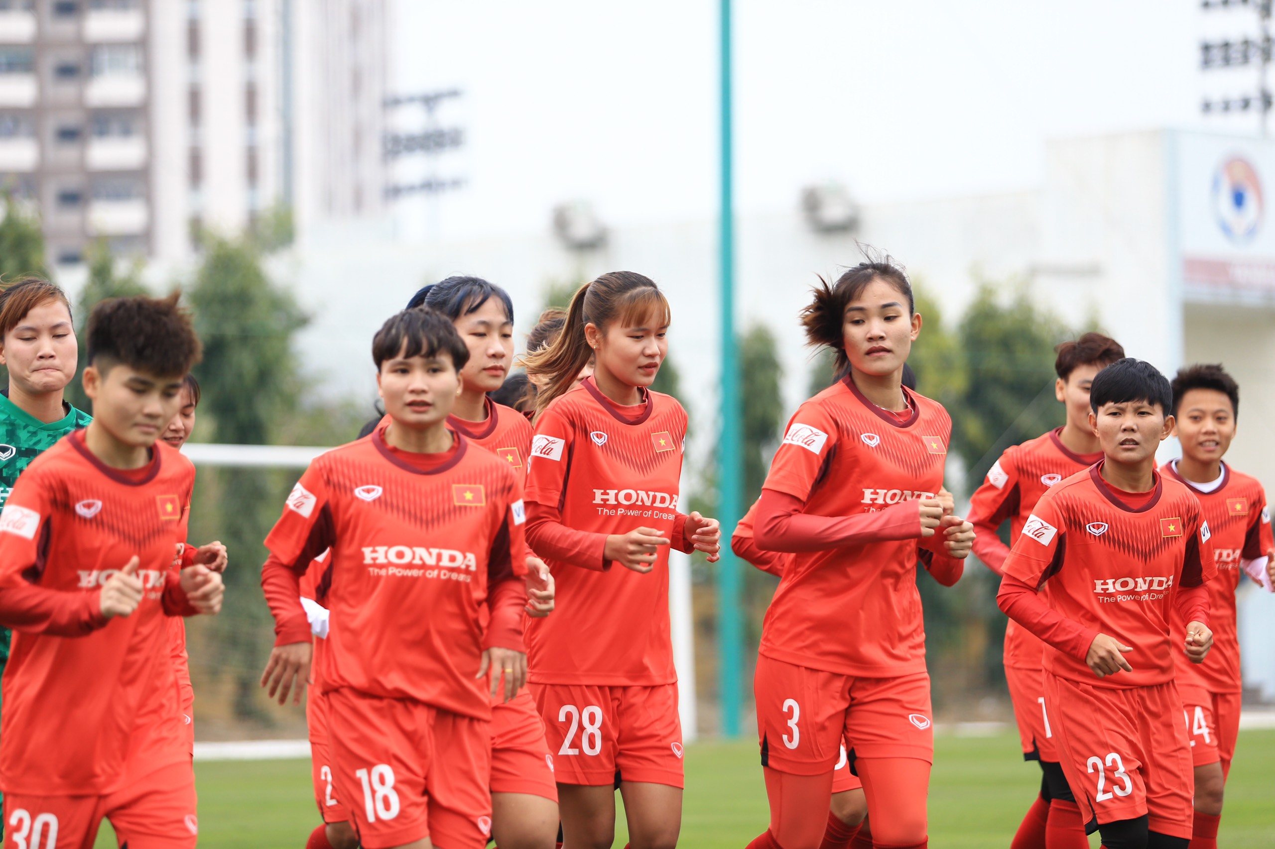 Tuyển nữ Quốc gia tập huấn chuẩn bị tham dự vòng loại Asian Cup 2022