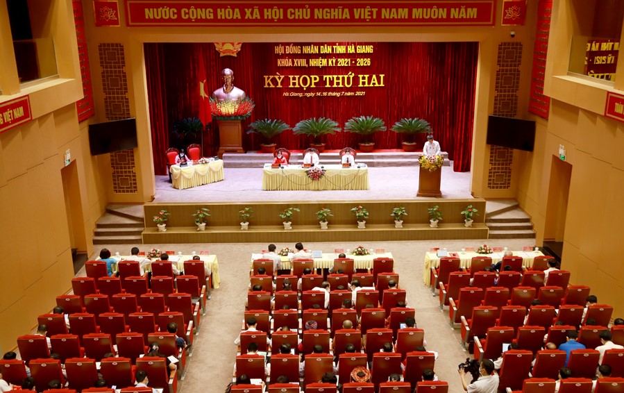 Hà Giang Khai mạc Kỳ họp thứ hai HĐND khóa XVIII, nhiệm kỳ 2021 – 2026