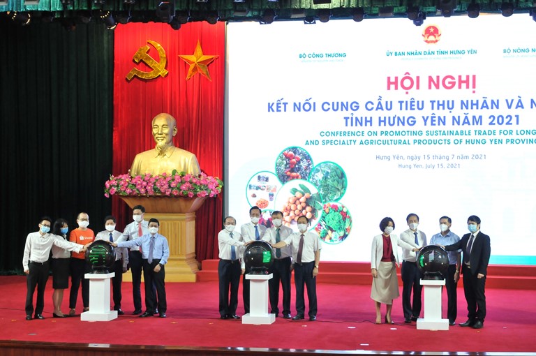 Hưng Yên đẩy mạnh tiêu thụ nhãn và nông sản