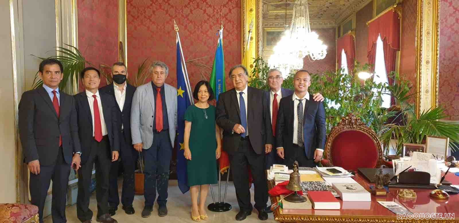 Thúc đẩy quan hệ hợp tác nhiều mặt giữa Việt Nam và Sicilia Italy