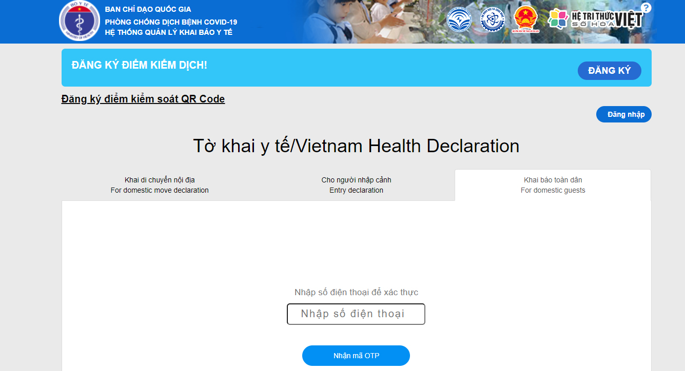 Hà Nội Tất cả người dân khai báo y tế tại Hệ thống thông tin quản lý khai báo y tế quốc gia