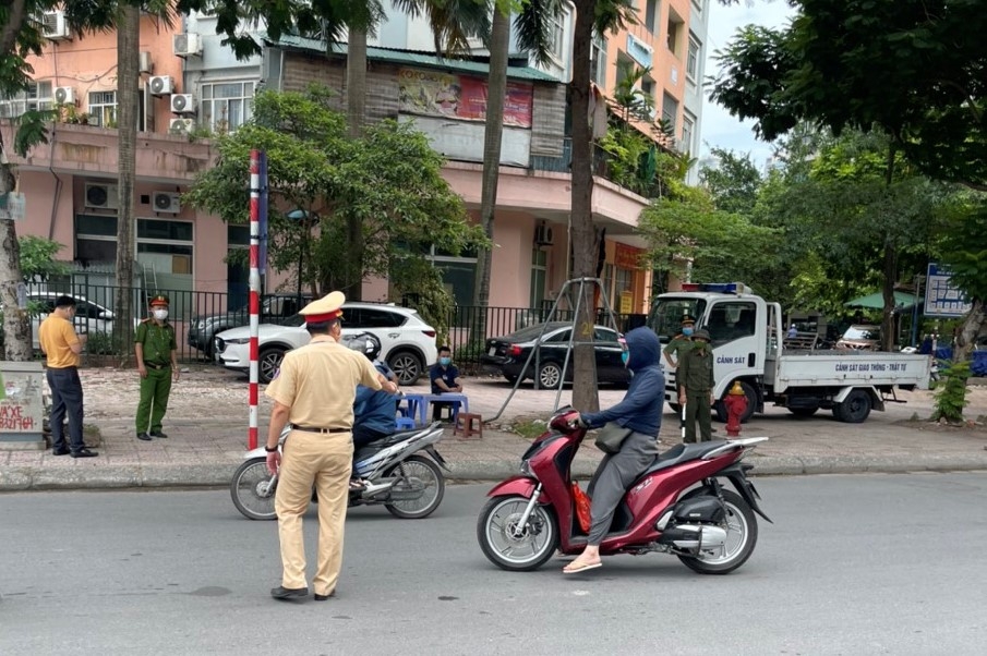 Hà Nội xử phạt hơn 3 tỷ đồng các trường hợp vi phạm sau 4 ngày giãn cách xã hội
