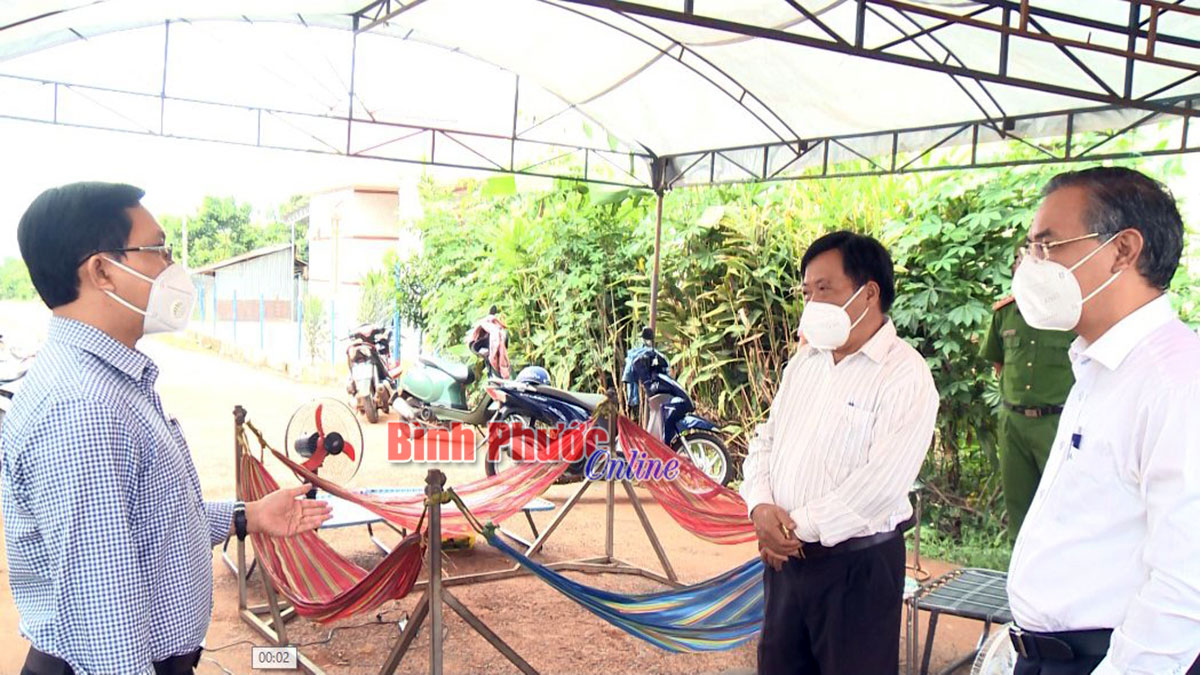 Bình Phước Đẩy mạnh công tác phòng, chống dịch bệnh COVID-19