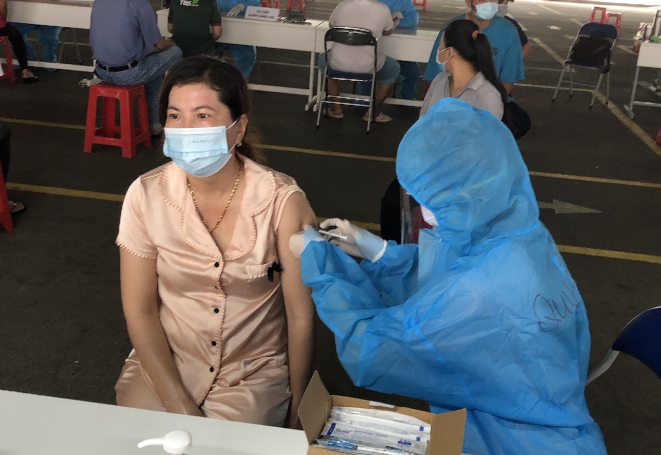 Kiên Giang 150 ngàn người được tiêm vaccine phòng COVID-19