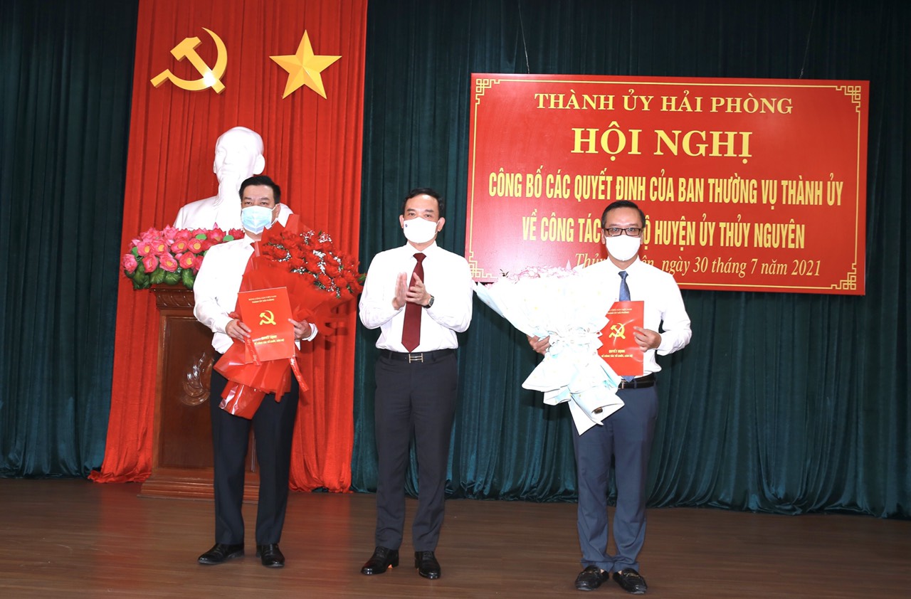 Hải Phòng Đồng chí Phạm Văn Thép giữ chức Bí thư Huyện ủy Thủy Nguyên