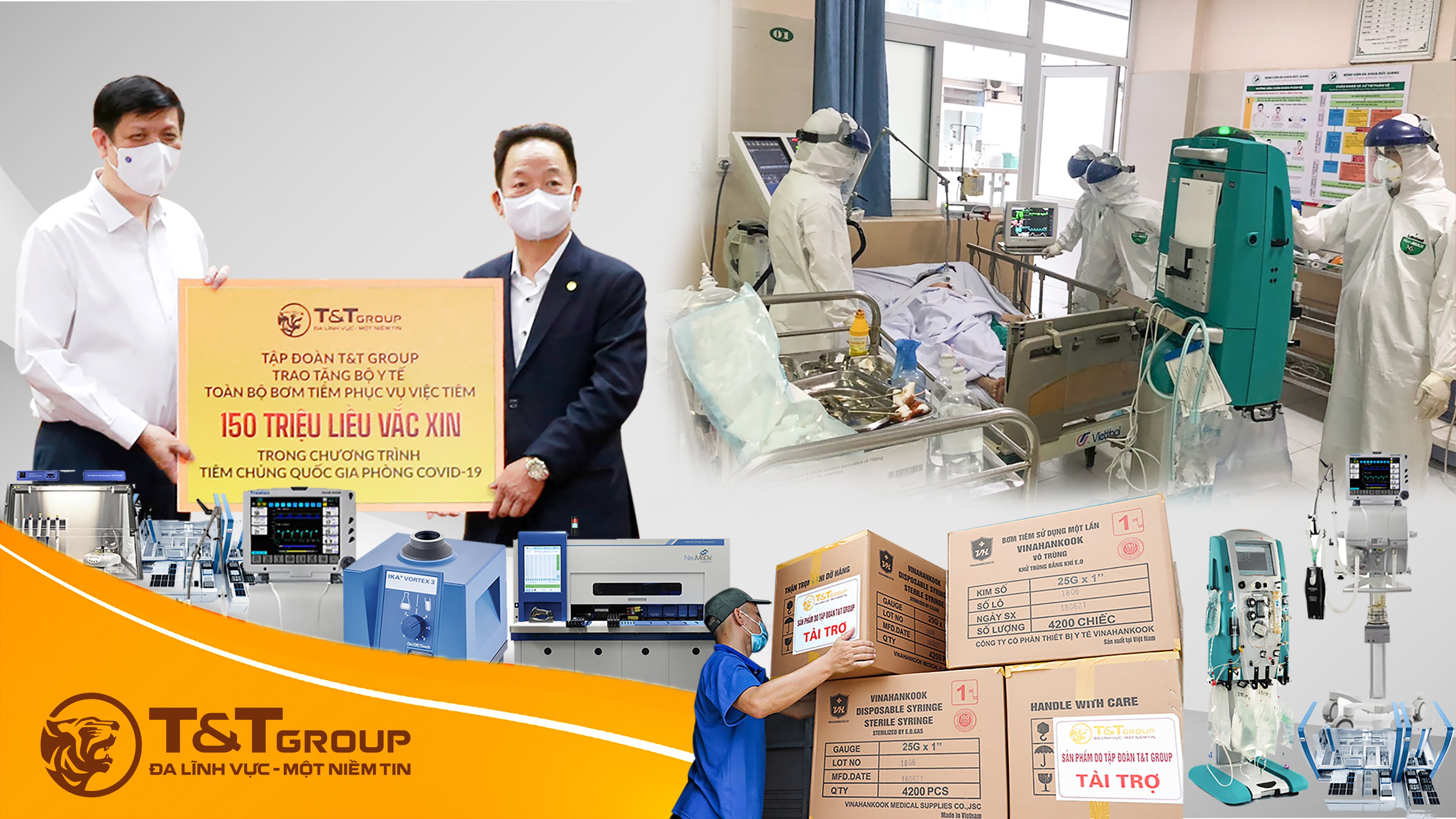 T T Group tài trợ 20 tỷ đồng hỗ trợ một số địa phương phòng, chống dịch COVID-19