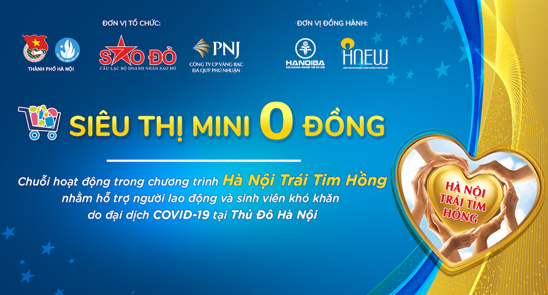 Siêu thị mini 0 đồng - Hà Nội trái tim hồng tiếp sức cho người có hoàn cảnh khó khăn