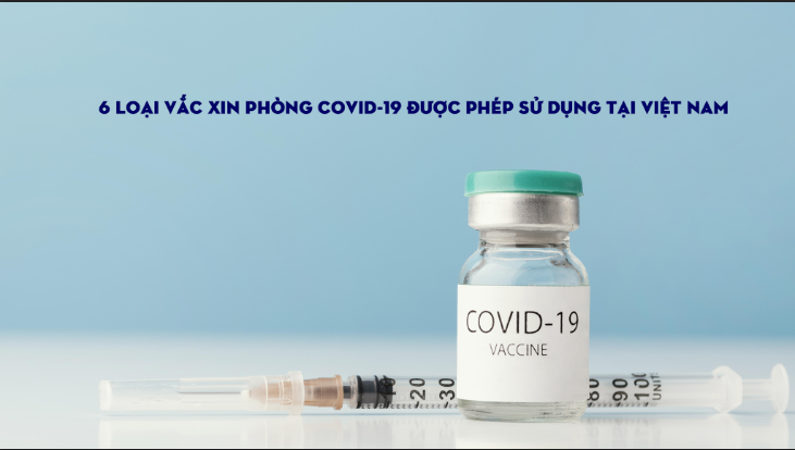 [Infographic] 6 loại vắc xin phòng Covid-19 được phép sử dụng tại Việt Nam