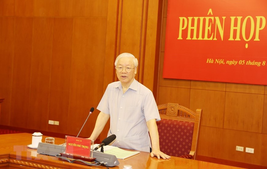 Tổng Bí thư Nguyễn Phú Trọng chủ trì Phiên họp thứ 20 của Ban Chỉ đạo chống tham nhũng