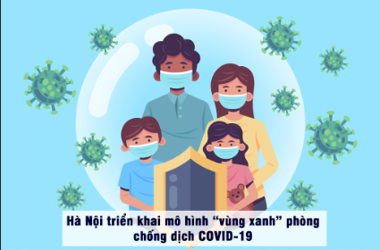 [Infographic] Hà Nội triển khai mô hình vùng xanh phòng chống dịch COVID-19